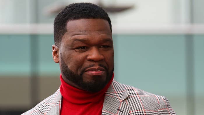 Curtis &quot;50 Cent&quot; Jackson attends ceremony honoring him with a star on the Hollywood Walk of Fame.