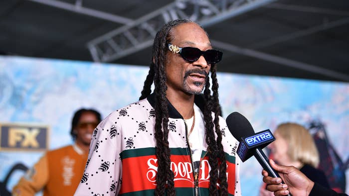 Snoop Dogg attends the premiere of FX&#x27;s &quot;Dear Mama&quot; at Academy Museum of Motion Pictures