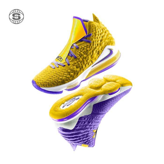 &#x27;Lakers&#x27; Nike LeBron 17