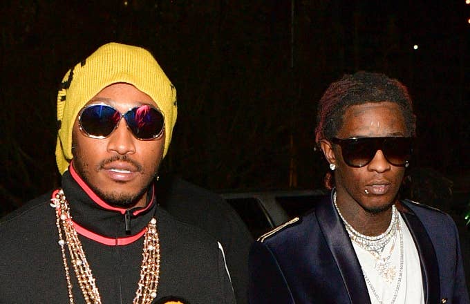 Rapper Future and Young Thug attend Gucci Mane album Release Party