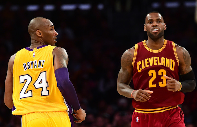 Kobe bryant and lebron sale