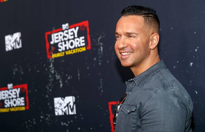 Mike Sorrentino arrives at the &quot;Jersey Shore Family Vacation&quot; Premiere Party.