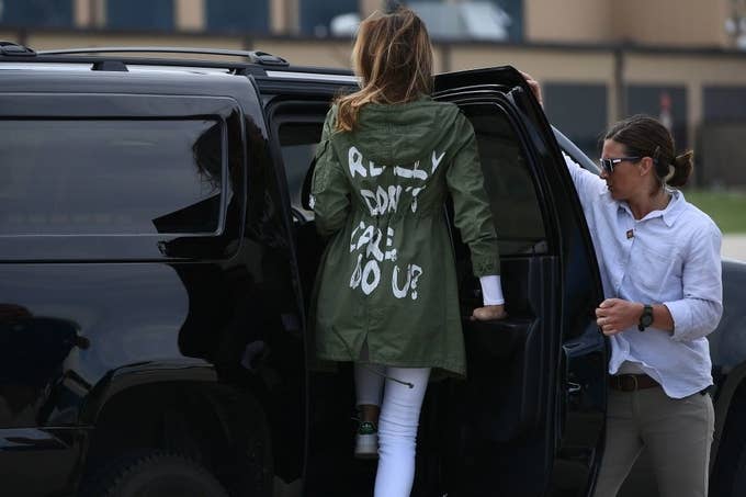 Melania Trump departs Andrews Air Force Base