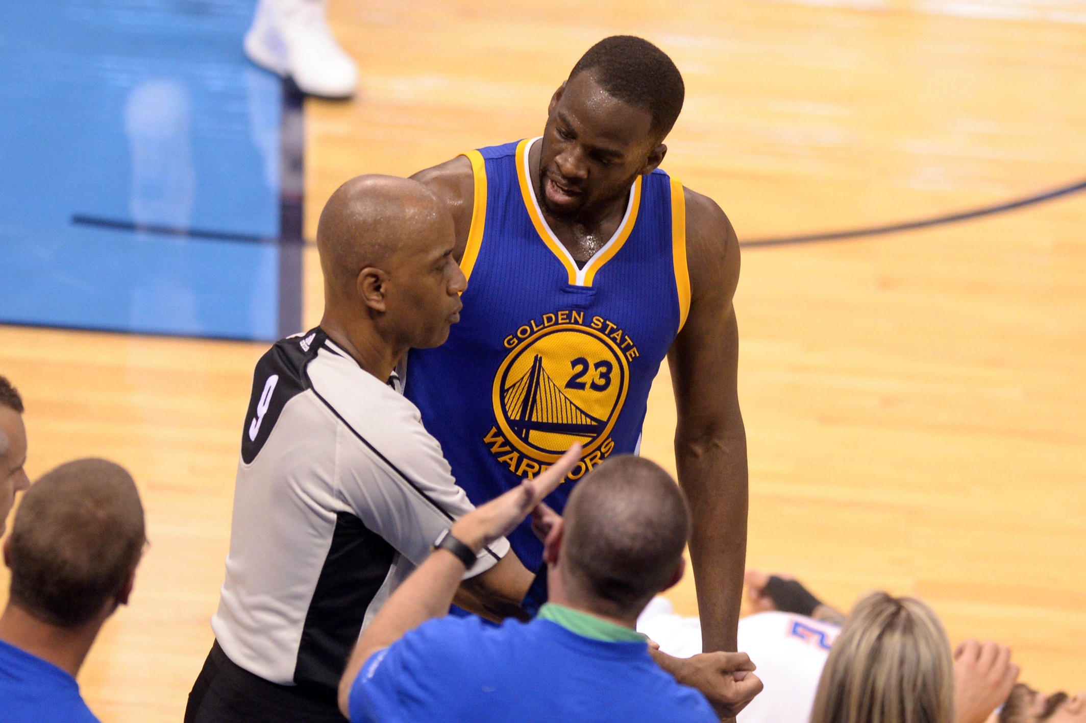 draymond green 2016 wcf warriors thunder