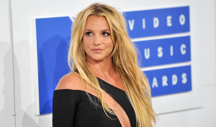 Britney Spears on the red carpet at MTV Video Music Awards