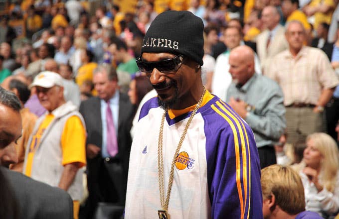 Snoop Dogg at the 2010 NBA Finals