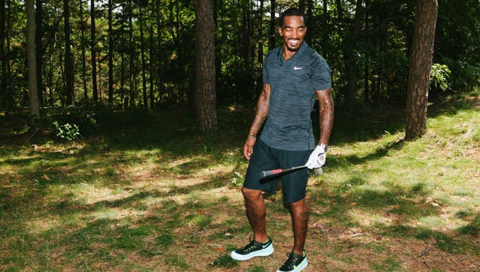 J.R. Smith Golfing