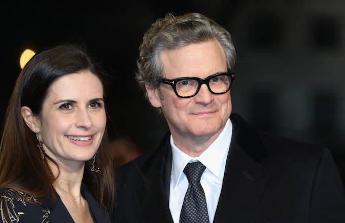 Colin Firth and his wife Livia Firth