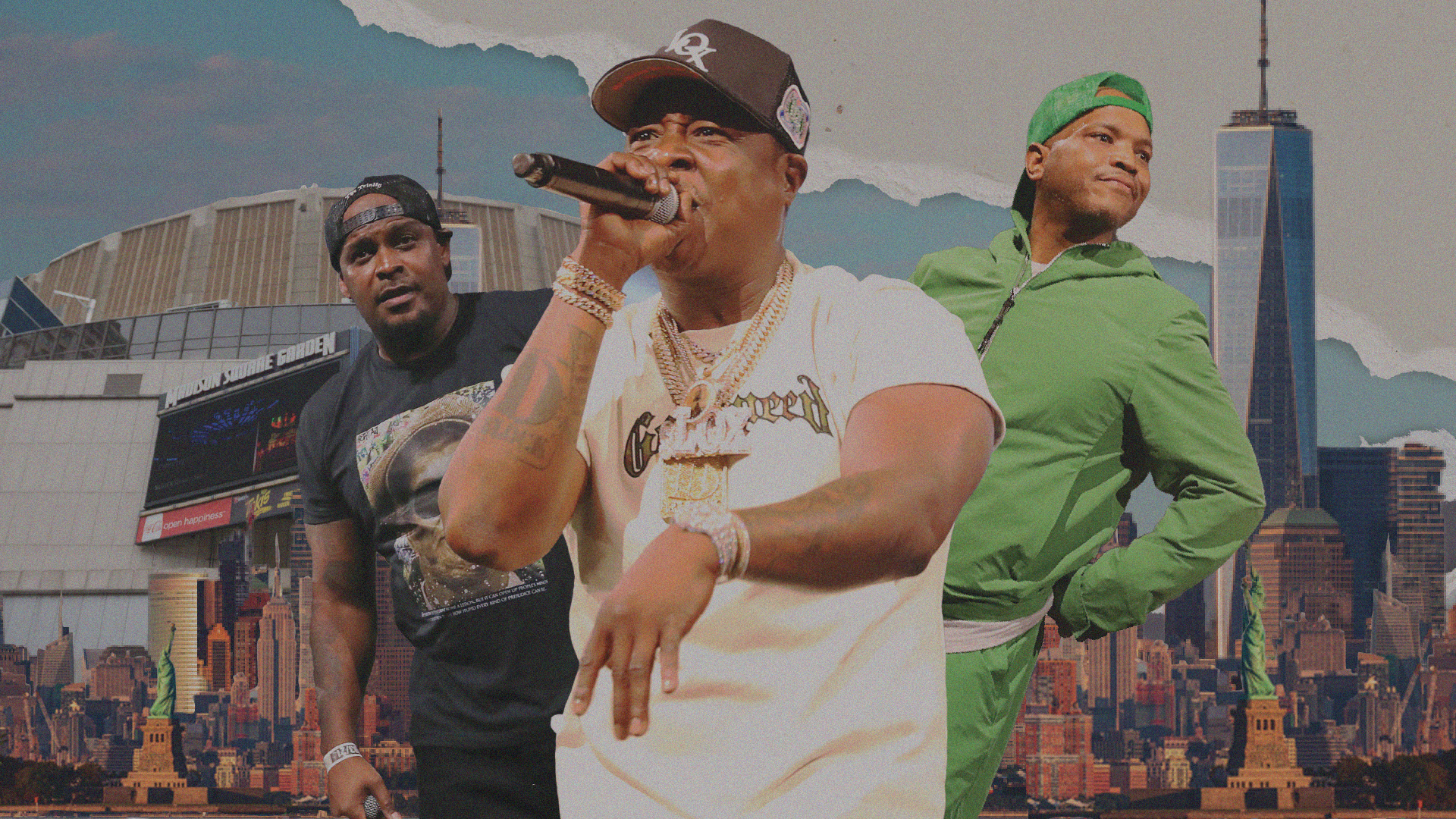 The Lox Vs Dipset at Madison Square Garden on August 03, 2021 in