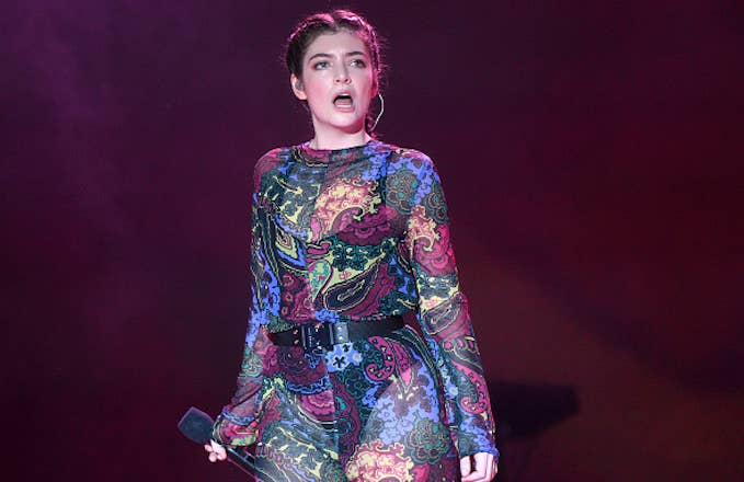 Lorde performs onstage during the 2017 Bonnaroo Arts And Music Festival