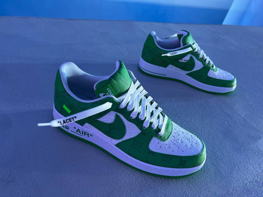Louis Vuitton x Nike Air Force 1 by Virgil Abloh Sneakers Details –  Footwear News