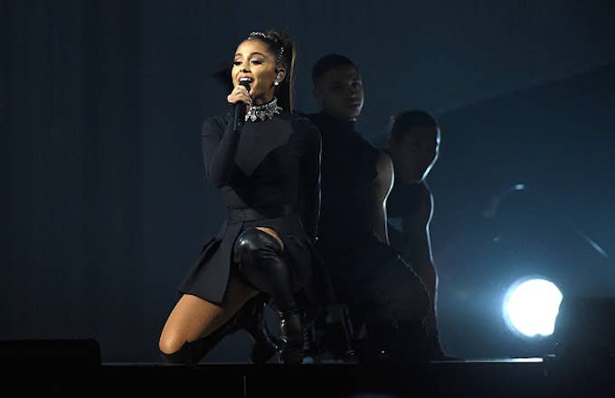 Ariana Grande performs onstage during her 'Dangerous Woman' tour
