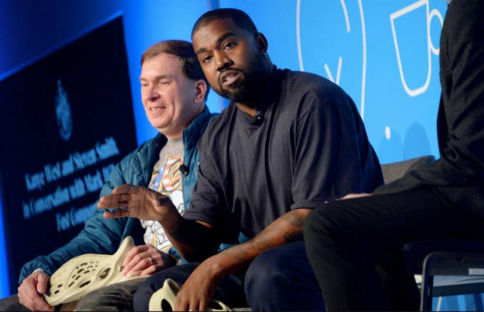 Kanye West speak on stage