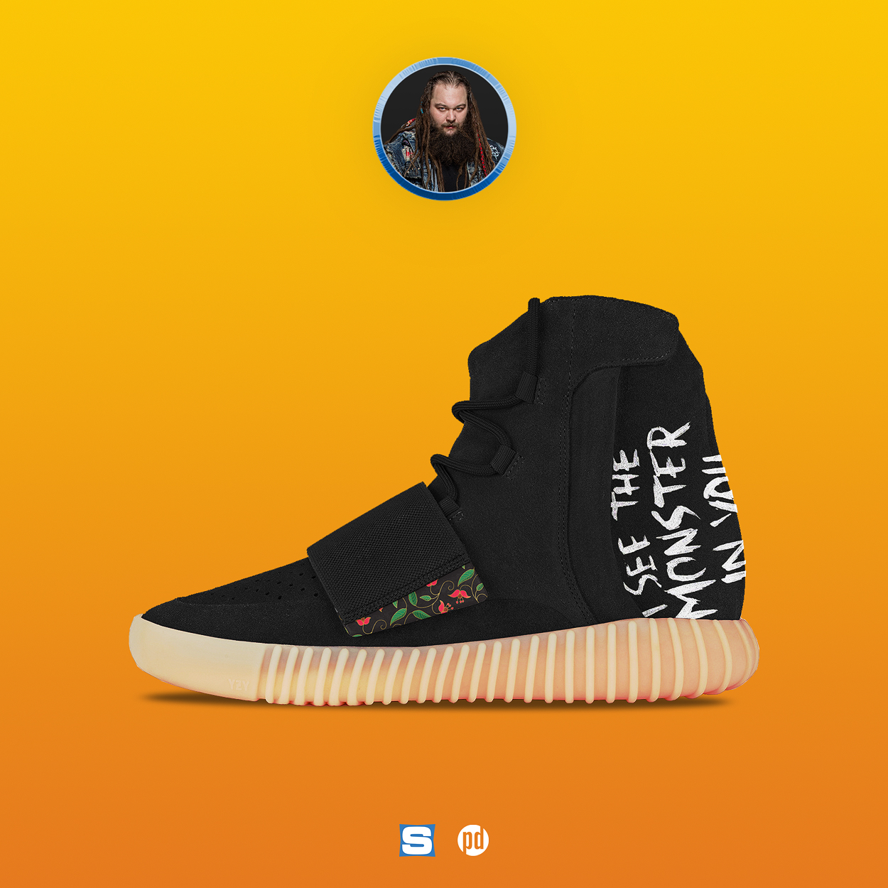 Bray Wyatt Adidas Yeezy 750