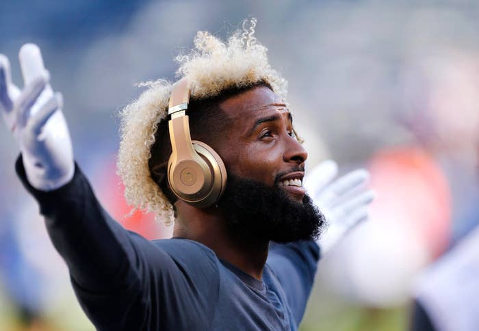 odell Beckham Jr Browns Giants Preseason 2018 Headphones