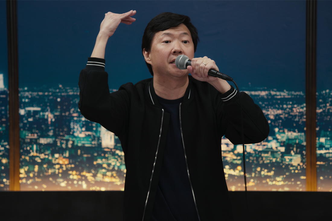 Production still from Ken Jeong&#x27;s Netflix special &#x27;You Complete Me, Ho&#x27;