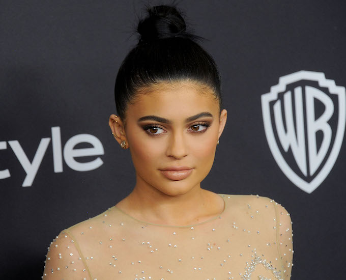 kylie jenner golden globes