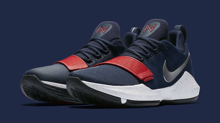 Nike PG1 1 Navy/Red White Silver Release Date Main