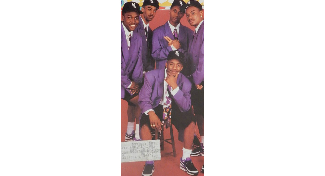 R&amp;B group Hi Five wearing the Air Max BW on the cover of Black Beat Feb, 1992