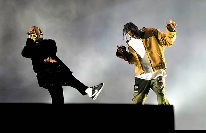 Travis Scott and Kendrick Lamar