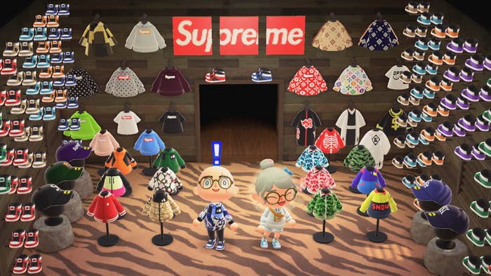 Custom Streetwear in Nintendo&#x27;s Animal Crossing: New Horizons