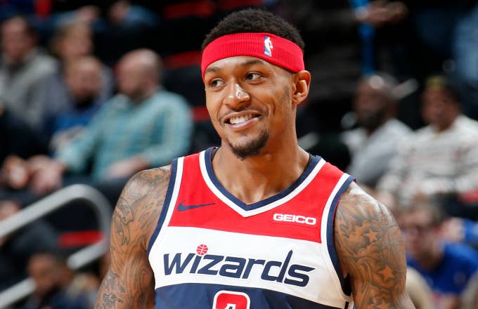 Bradley Beal #3 of the Washington Wizards