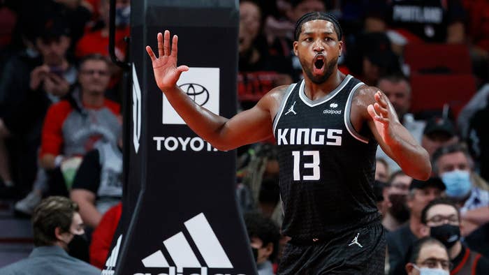 Tristan Thompson of the of the Sacramento Kings