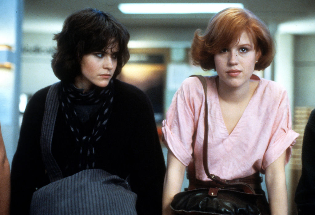 Ally Sheedy and Molly Ringwald in The Breakfast Club