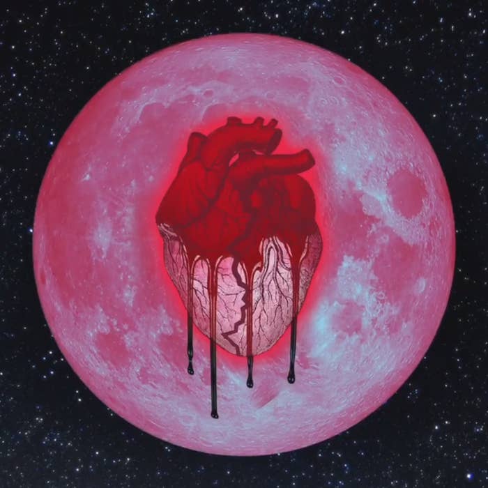 Chris Brown's 'Heartbreak on a Full Moon' cover.