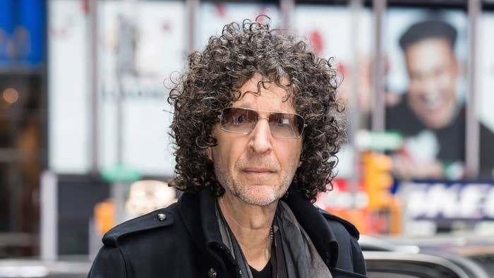 Radio and television personality Howard Stern