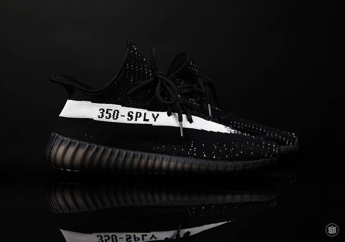 Adidas Yeezy 350 Boost V2 Black/White Release Date BY1604