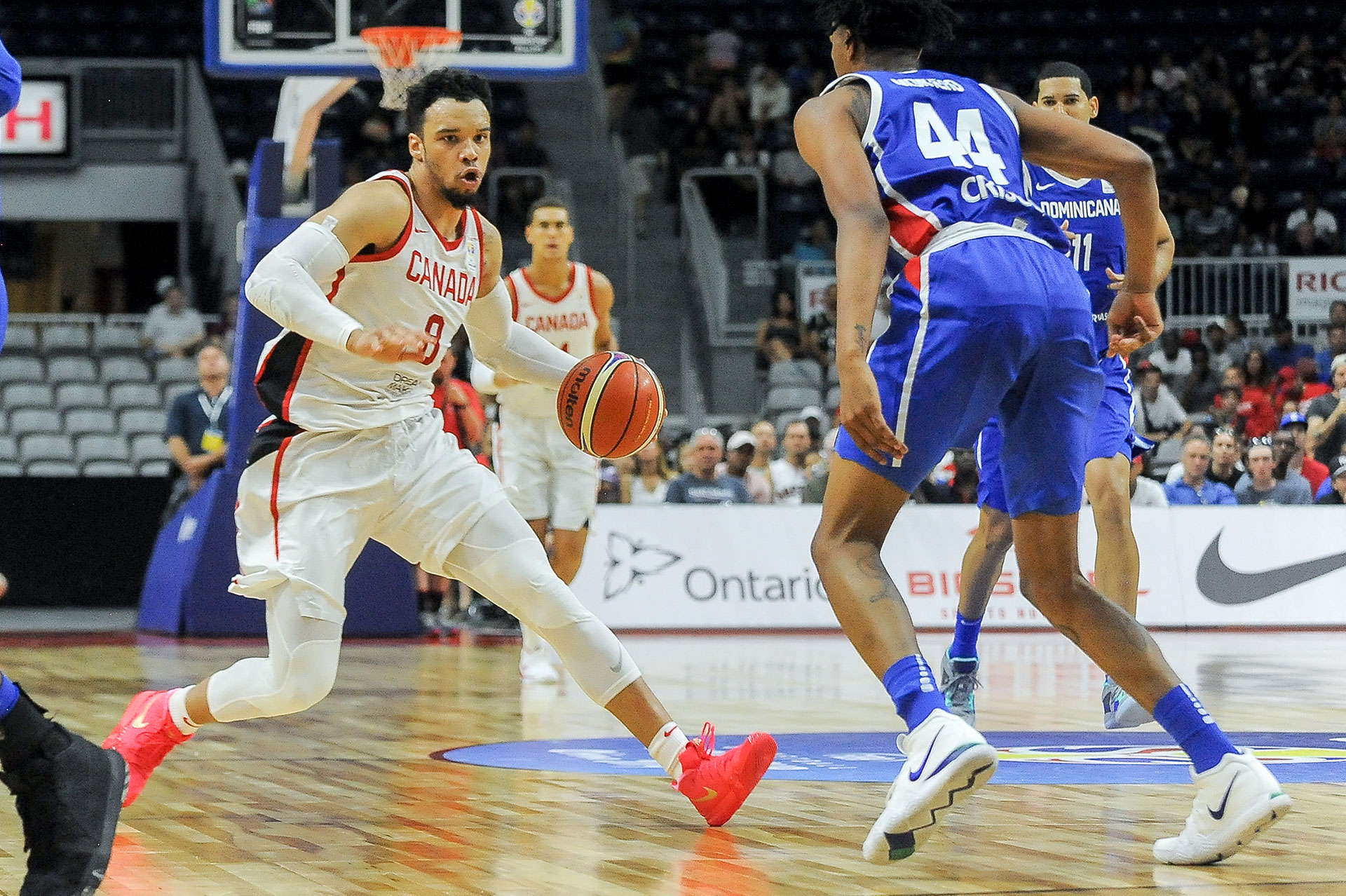 Dillon Brooks seen in action during the Canada national team