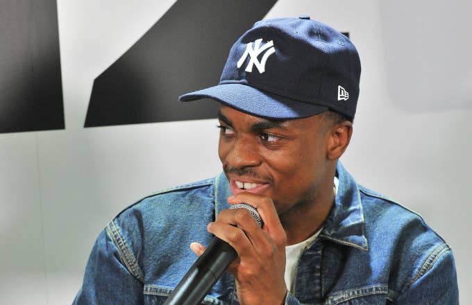 Vince Staples attends Elvis Duran Hosts Lounge