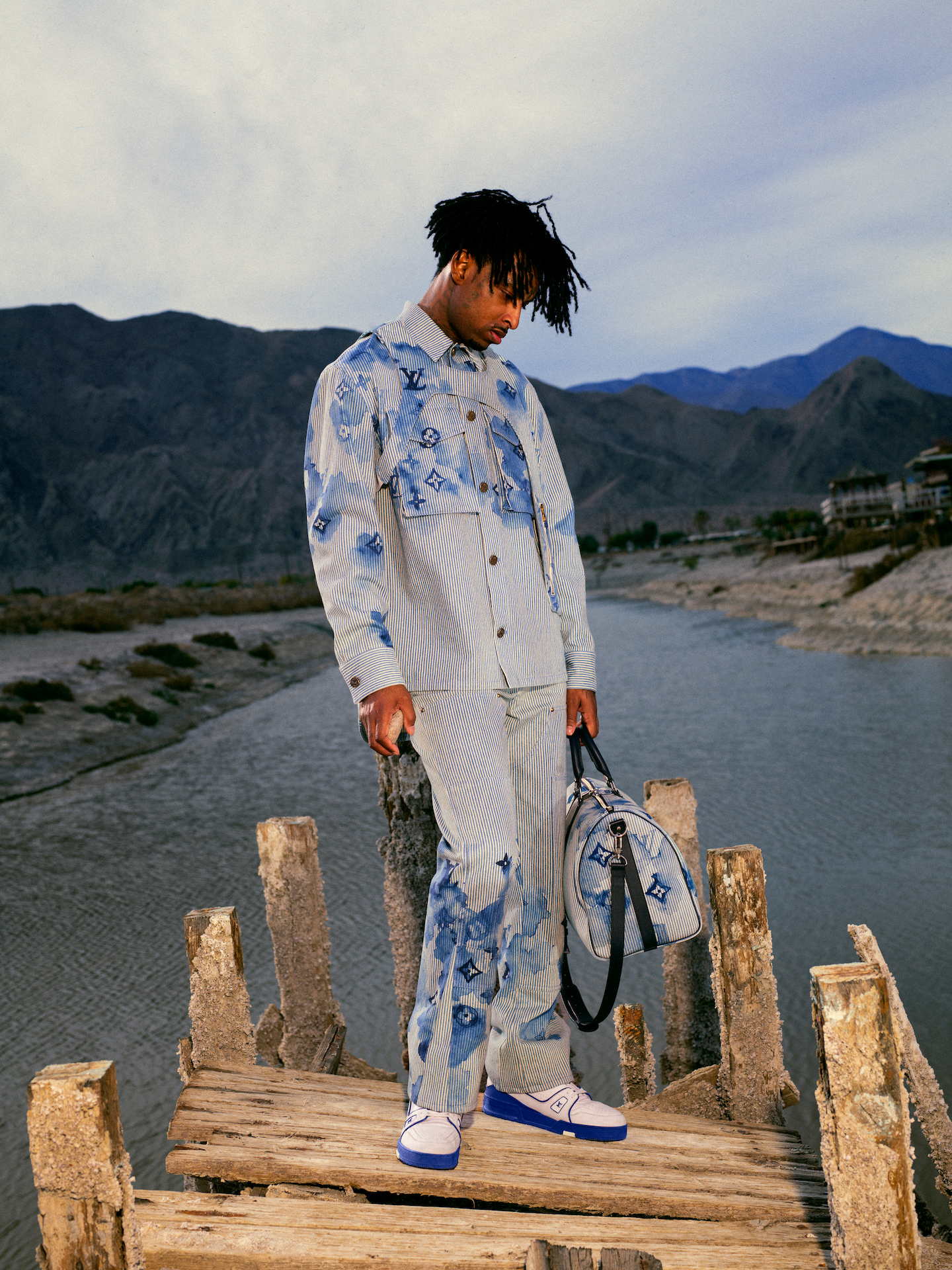 21 Savage Stars in Louis Vuitton's Men's Summer Capsule Collection