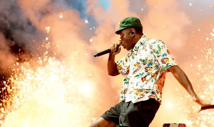 Tyler the Creator performs live onstage