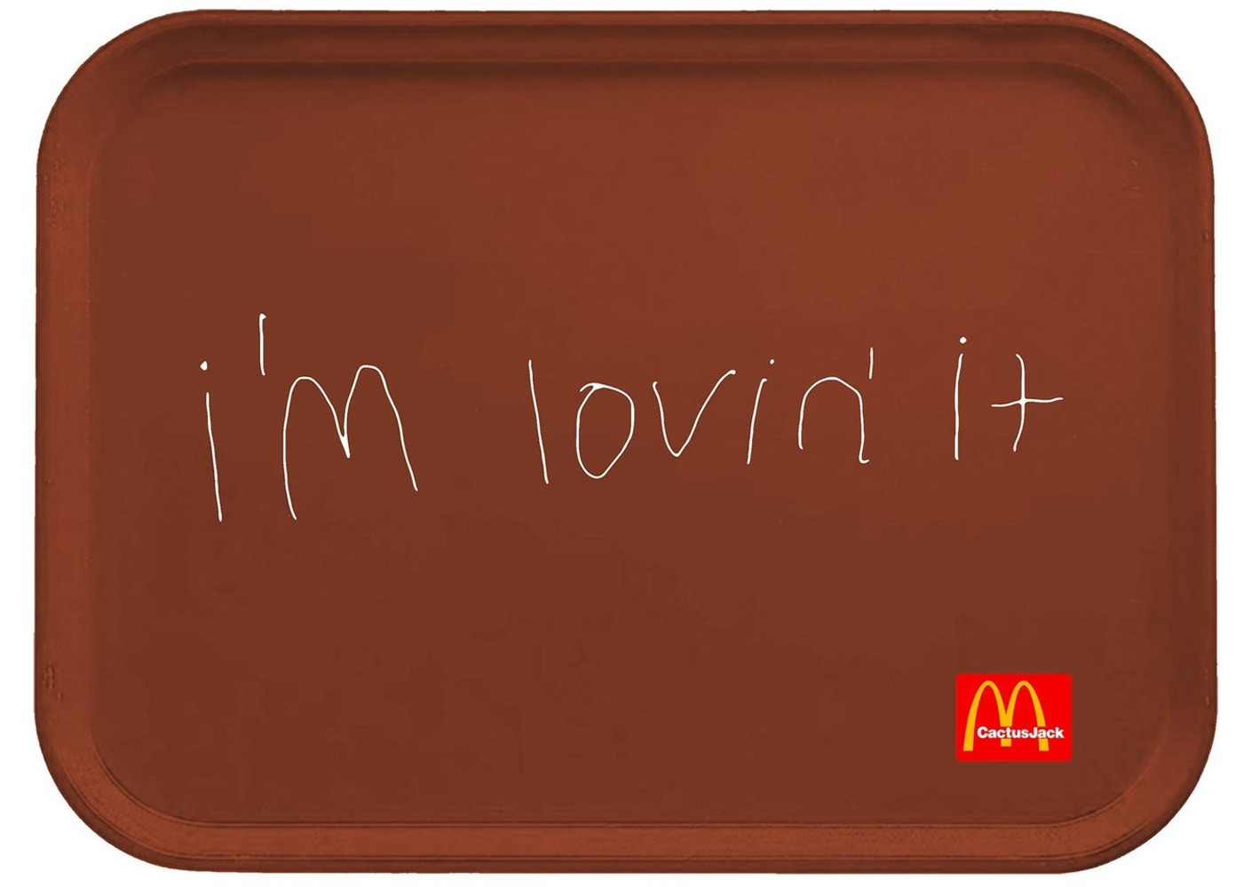 Travis Scott x McDonald&#x27;s &#x27;I&#x27;m Lovin&#x27; it&#x27; Lunch Tray