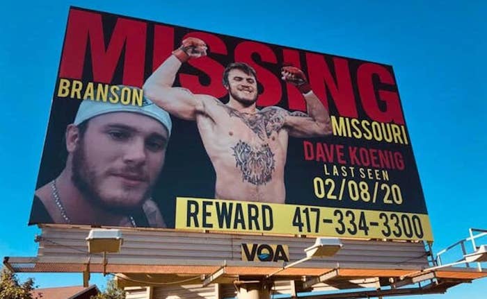 Missing MMA fighter David Koenig