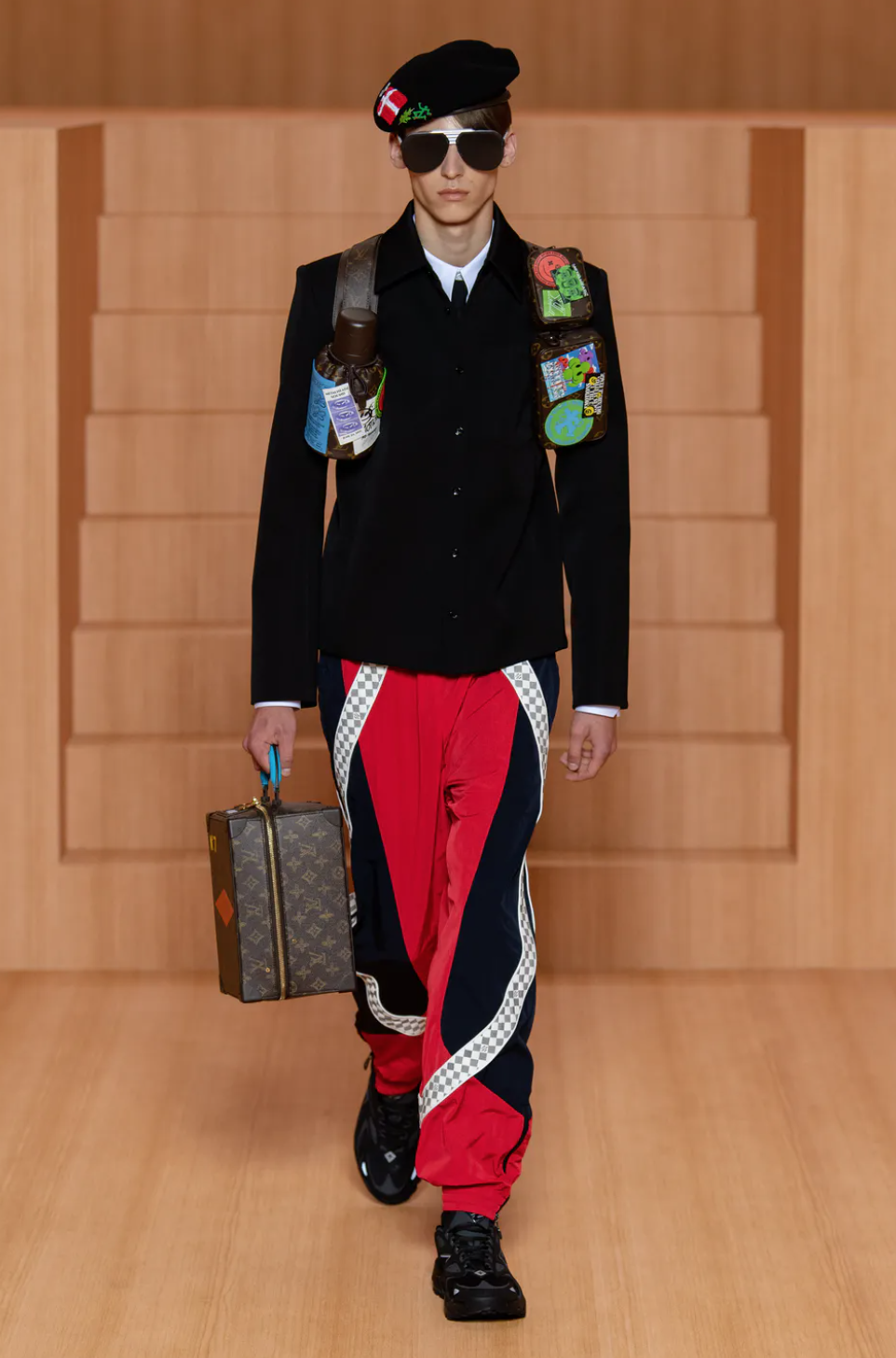 Louis Vuitton on X: #LVMenFW19 Playing with scale. A backpack from the  latest #LouisVuitton Men's Show by @VirgilAbloh. See more at    / X