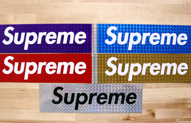 Supreme Holographic Box Logo Sticker Set - US