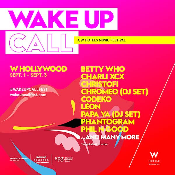 W Hotel 'Wake Up Call'