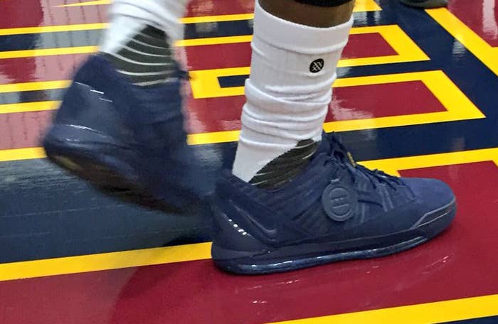 LeBron James Wears Very Special Sneakers for Media Day | Complex