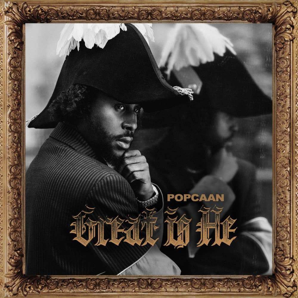 The Cover art for Popcaan's new album 'Great Is He'