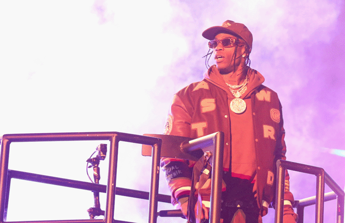 Travis Scott performs during his 2nd annual Astroworld festival.