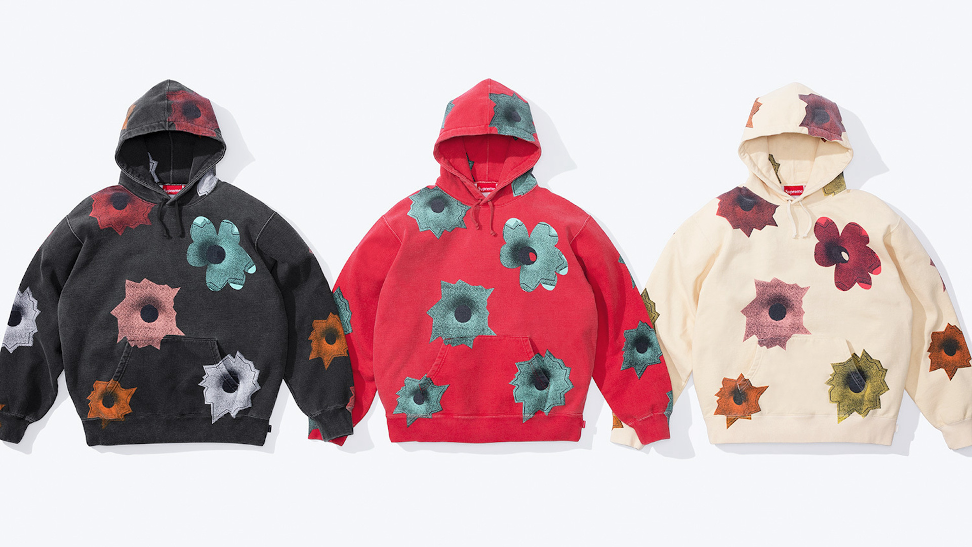 Supreme best sale floral hoodie