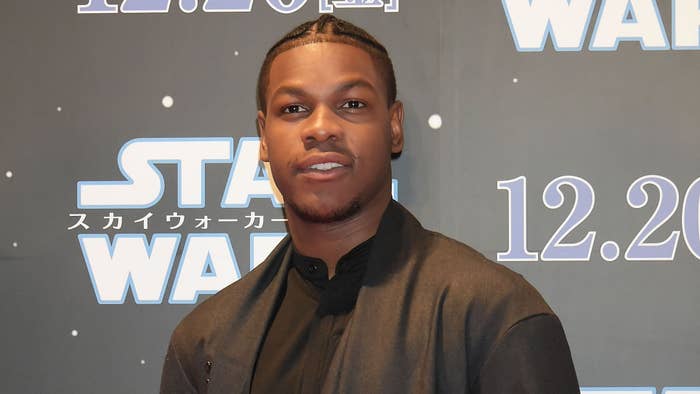 ohn Boyega attends the special fan event for &#x27;Star Wars: The Rise of Skywalker&#x27;