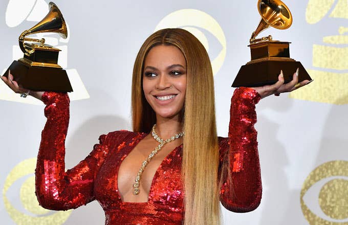 Beyonce at the 2017 Grammys