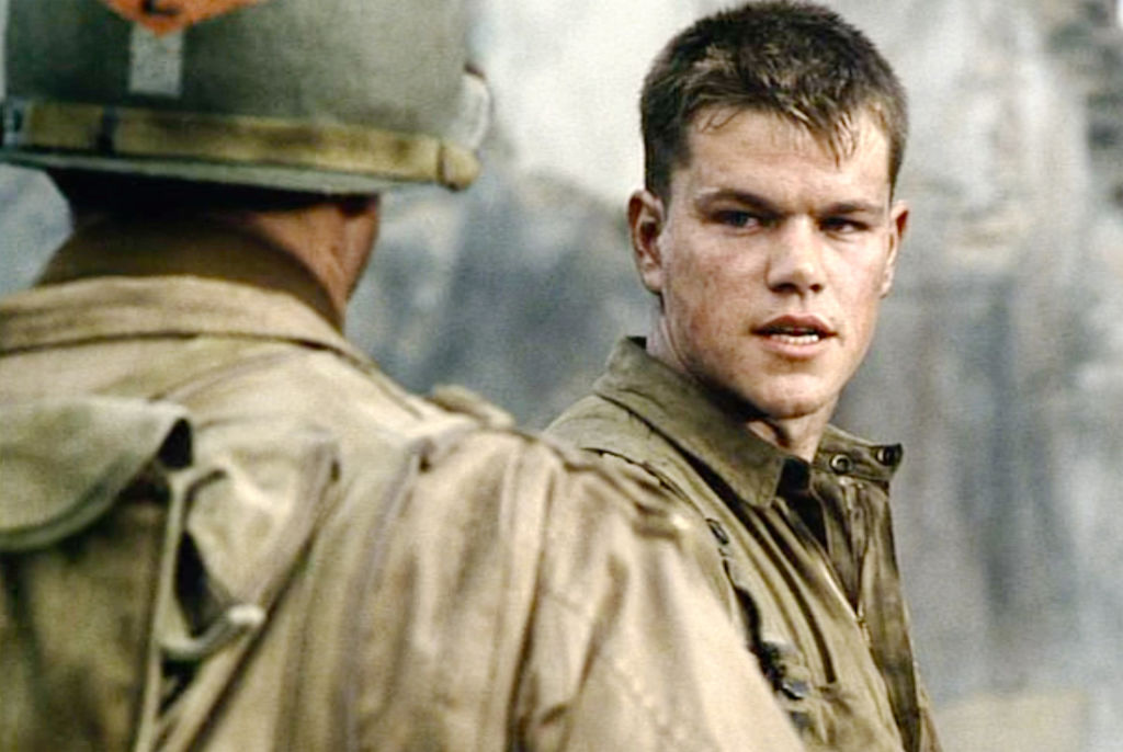 Matt Damon in Saving Private Ryan