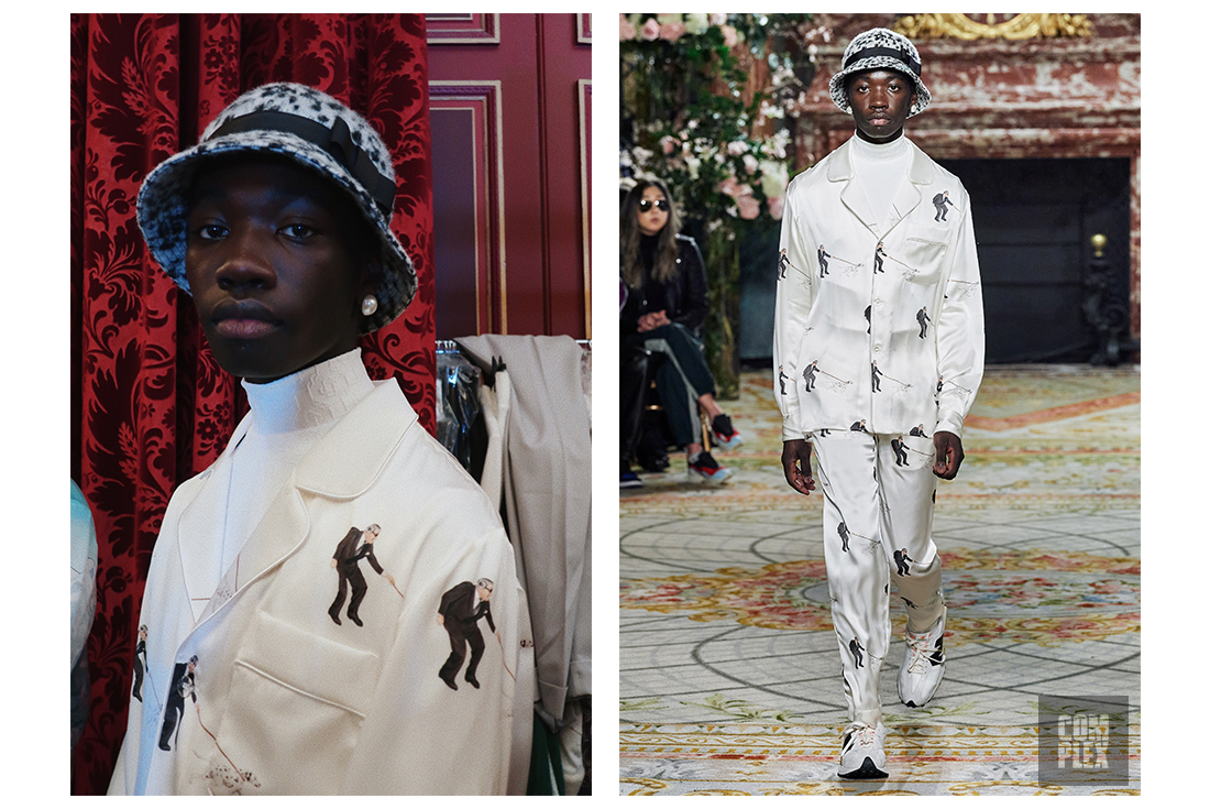 Casablanca men&#x27;s fall 2020 Dalmatian print