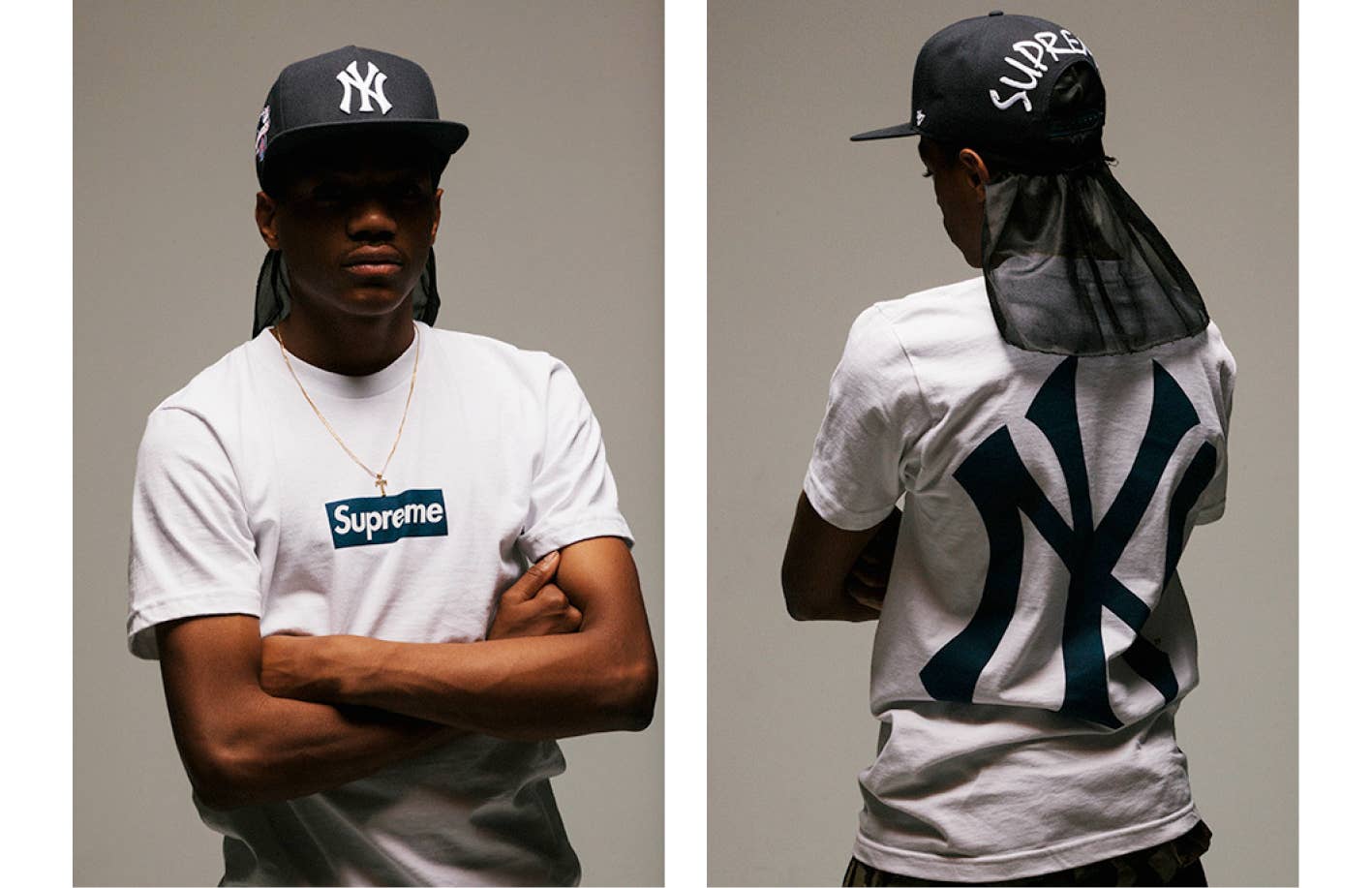 Supreme Collaborates With MLB's New York Yankees Vanity Teen 虚荣青年 Lifestyle  & New Faces Magazine