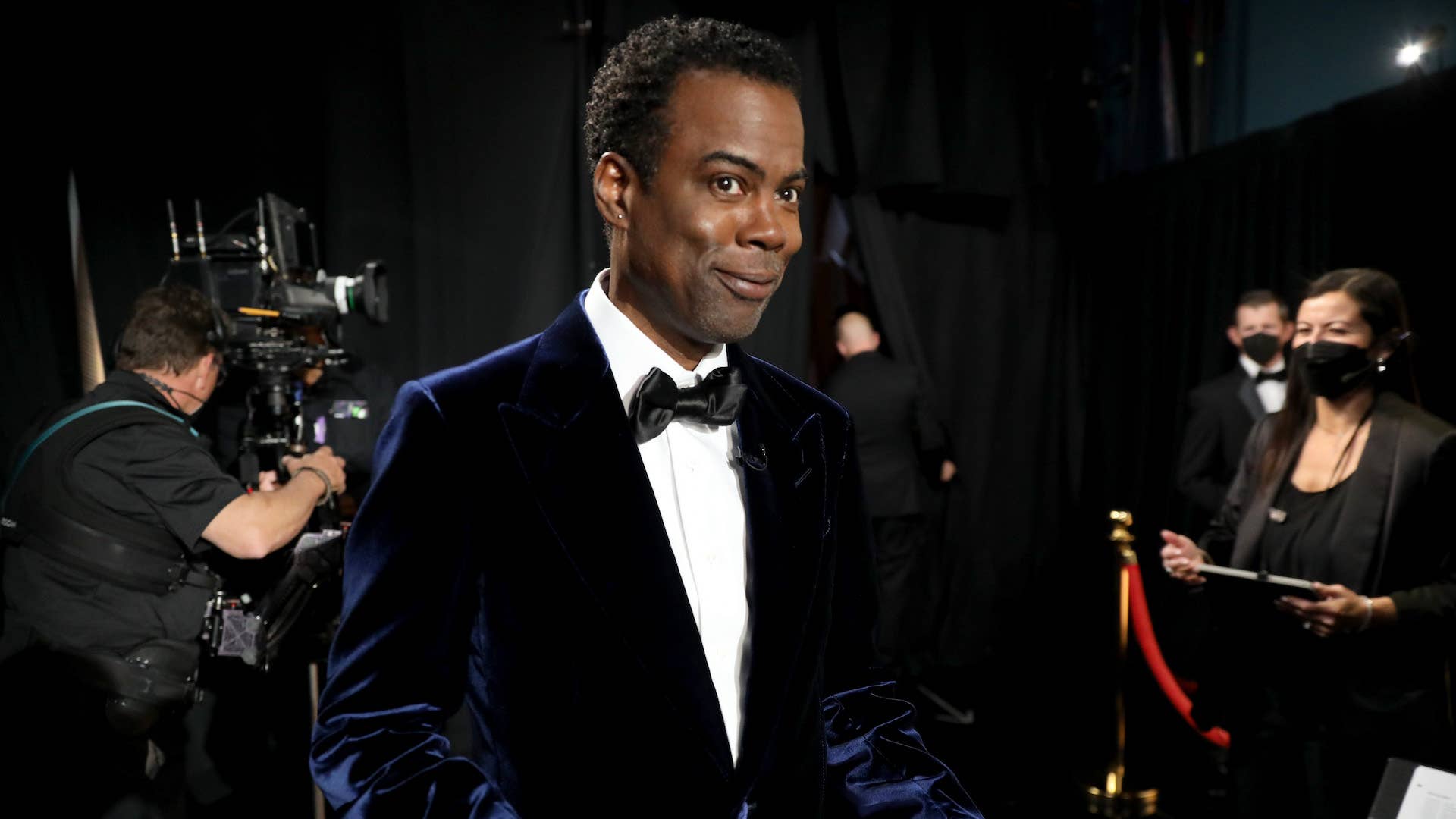 Chris Rock photographed at the Oscars